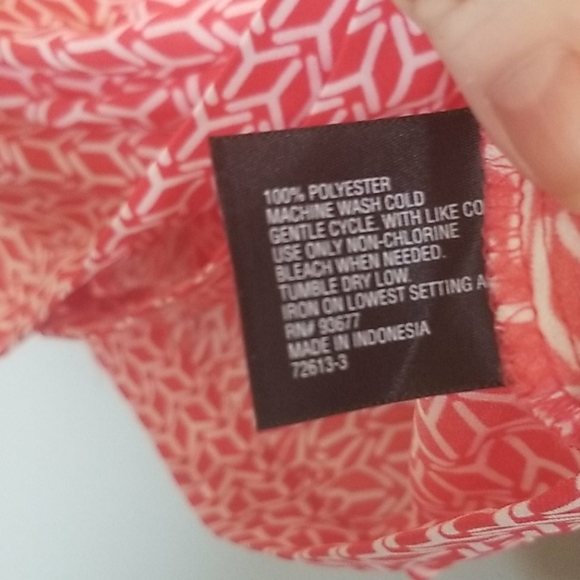 Worthington Feminine Office Wrap Front Surplice Long sleeve blouse large - Picture 8 of 9